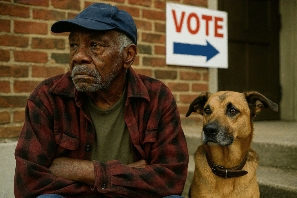 The Dog Who Sat at the Polling Station